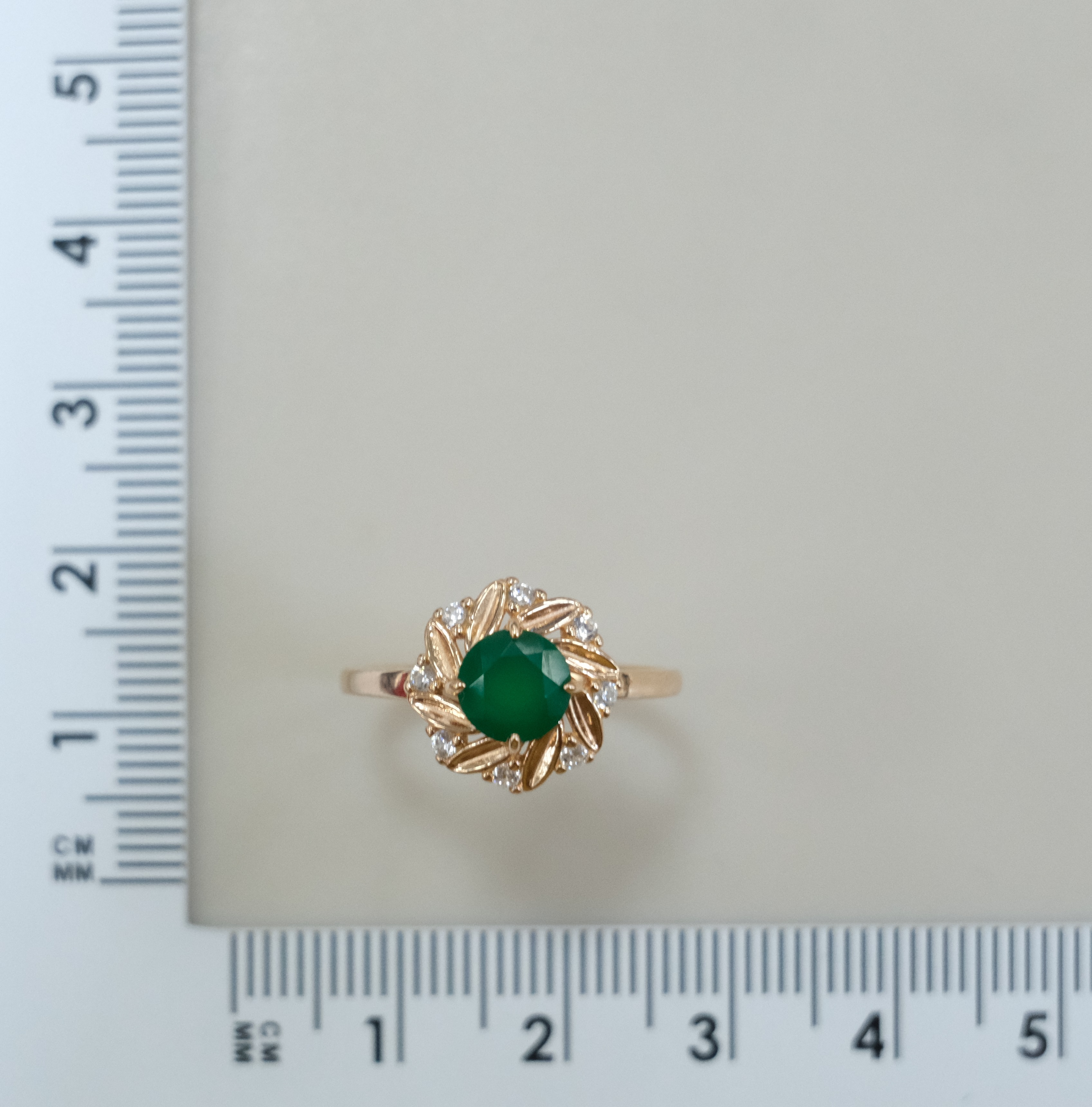 Серебряное кольцо с агатом